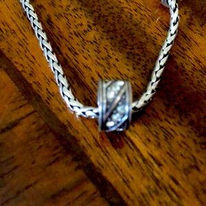 Brighton spacer bead bracelet/necklace with Swarovski crystals